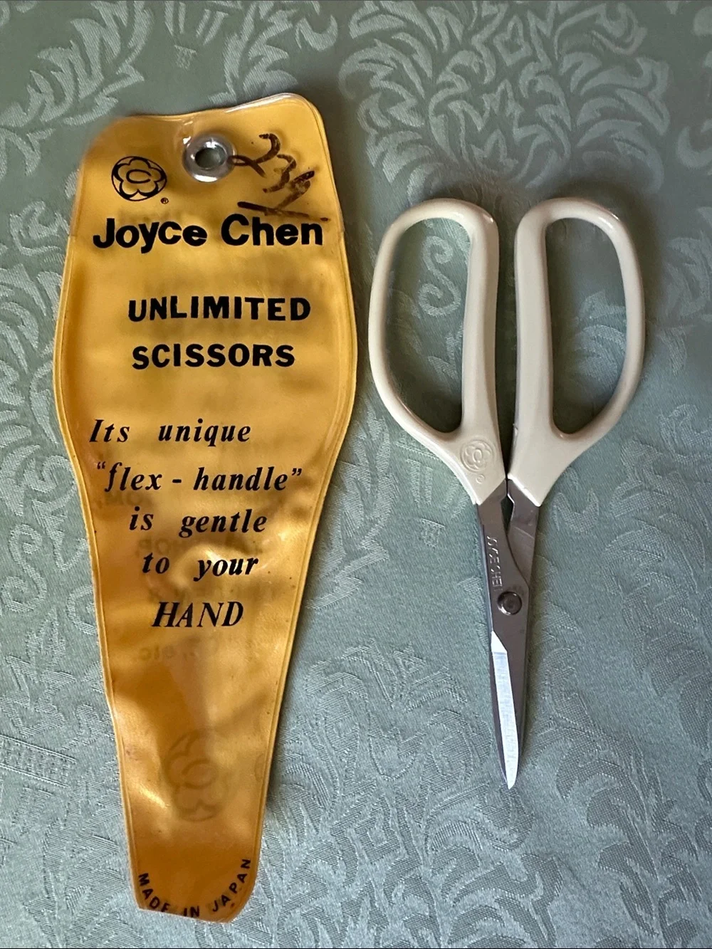 Vintage Joyce Chen Kitchen Shears with Protective Sheath