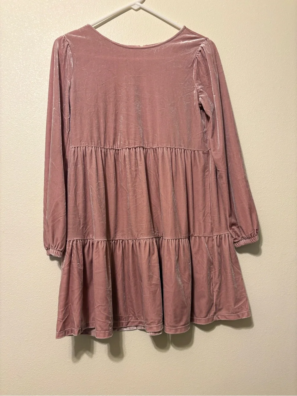 GAP Kids Dusty Rose Velvet Dress