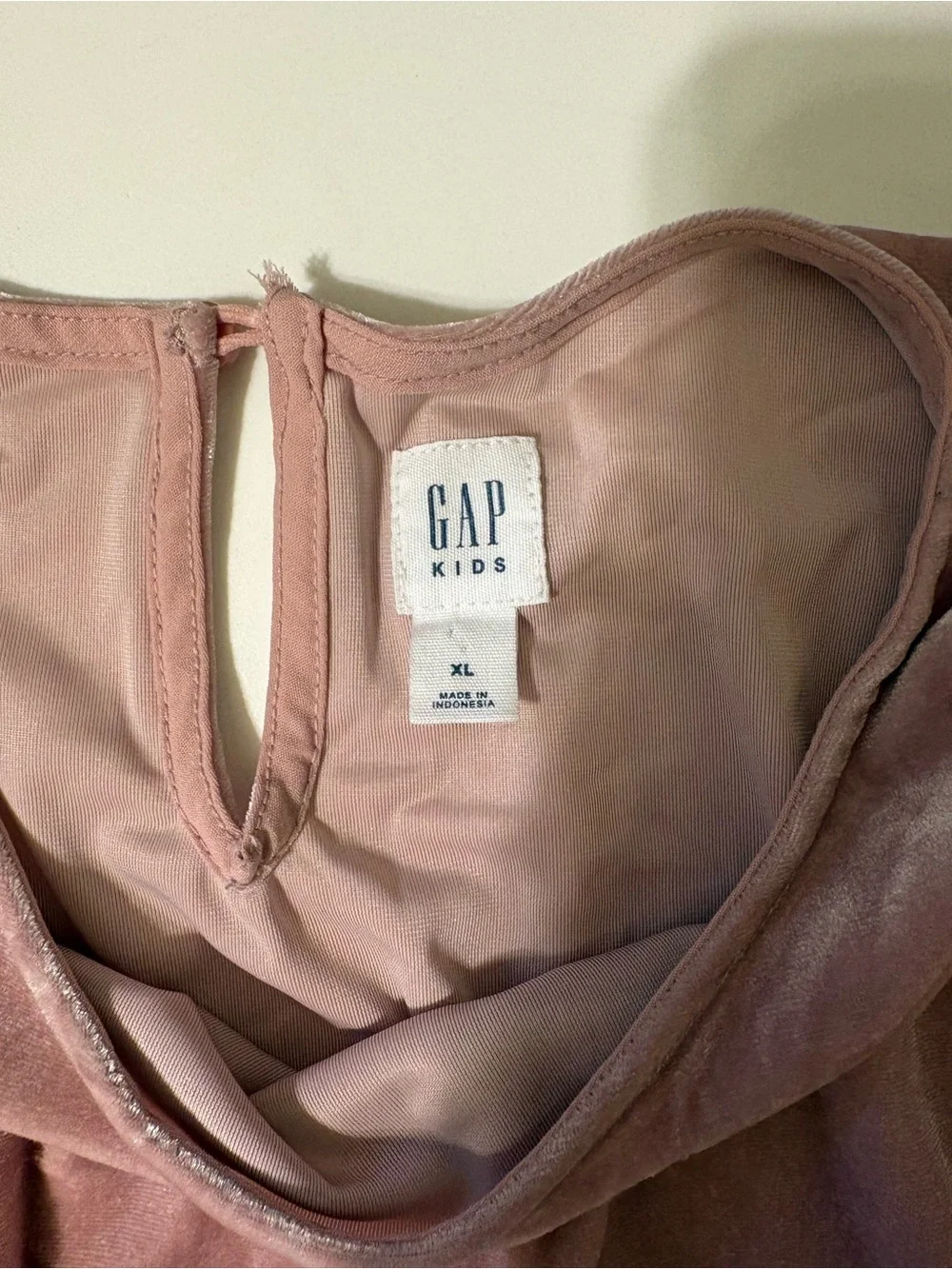 GAP velvet fabric