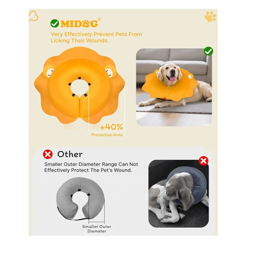 Midog dog cone