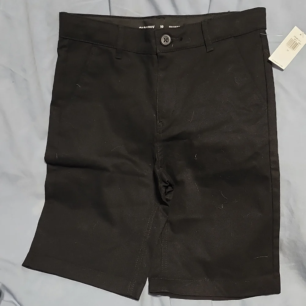 Old Navy Black Shorts with Adjustable Waist