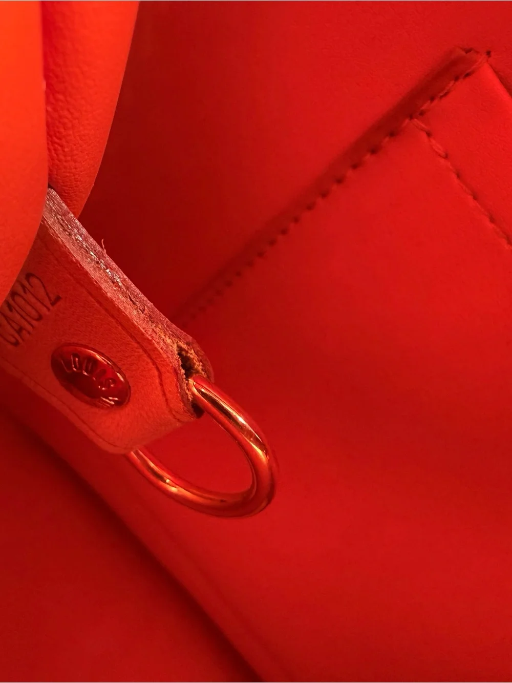 Louis Vuitton shiny orange