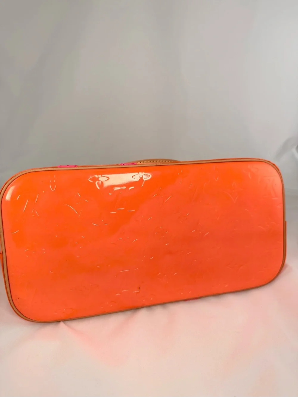 Louis Vuitton shiny orange