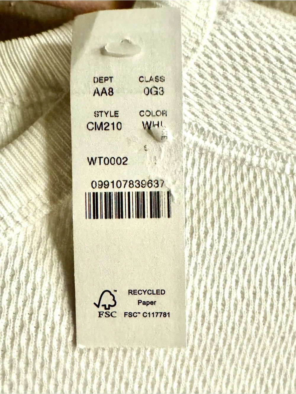J. Crew callout tiny