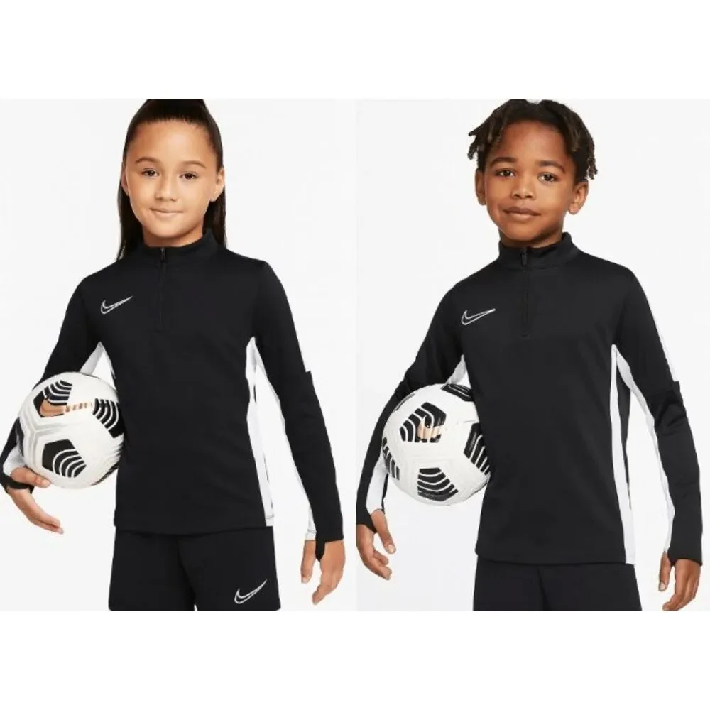 Nike Kids Dri-FIT Academy 1/4 Zip Global Long Sleeve T-Shirt Size S (8-9)