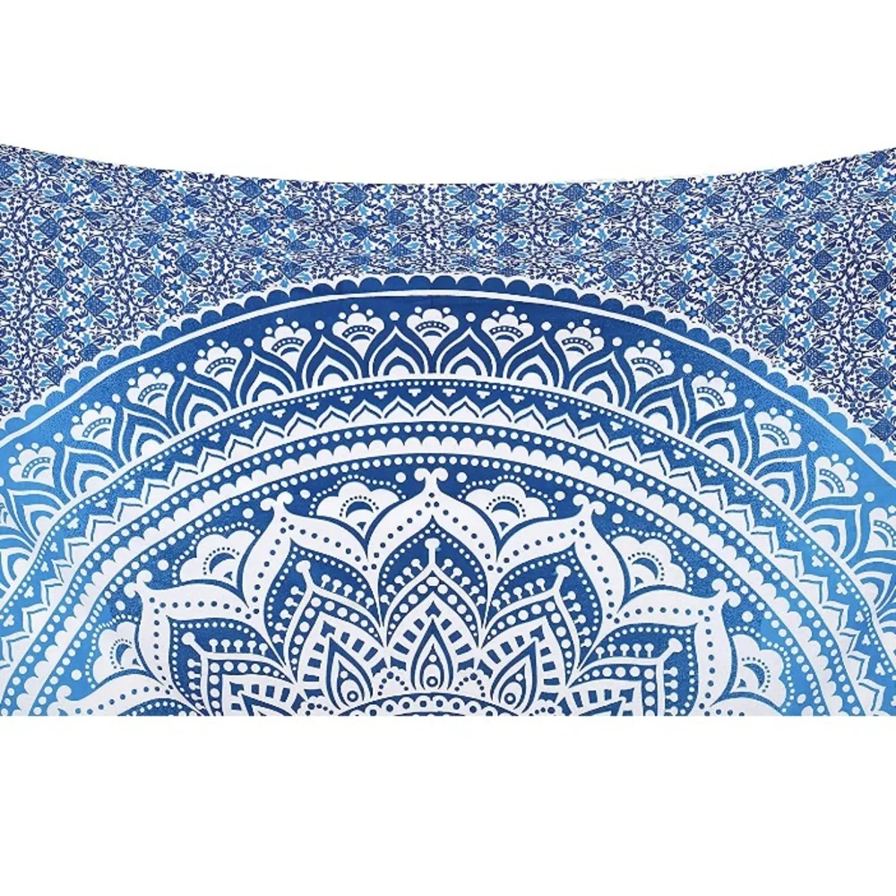 NEW BLUE OMBRE Boho Tapestry WALL HANGING . 🌻