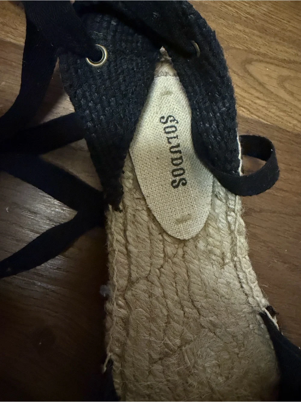 Soludos black espadrille