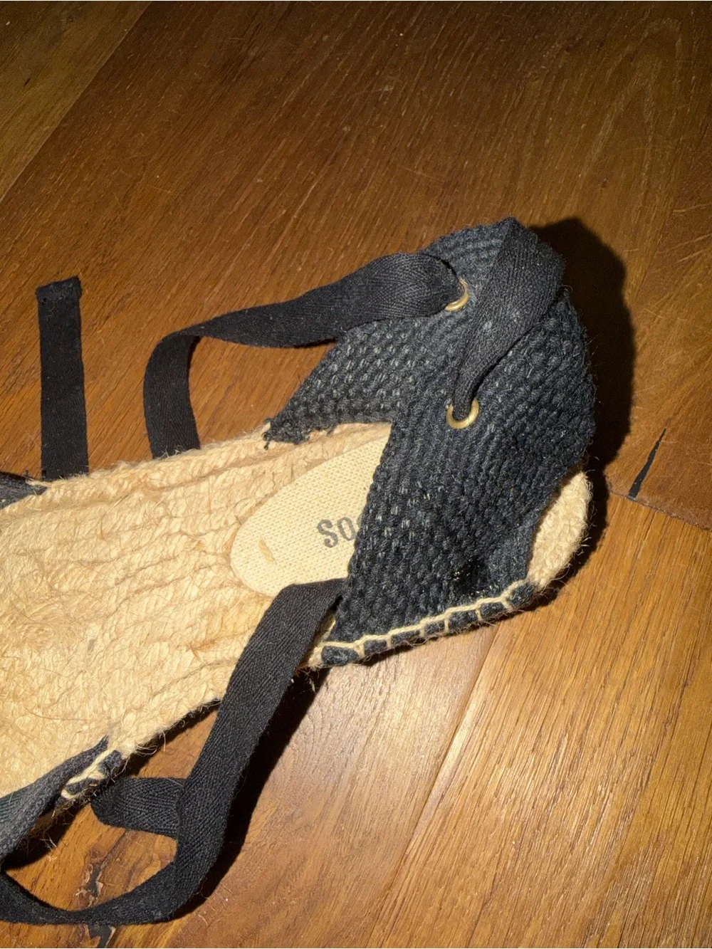 Soludos black espadrille