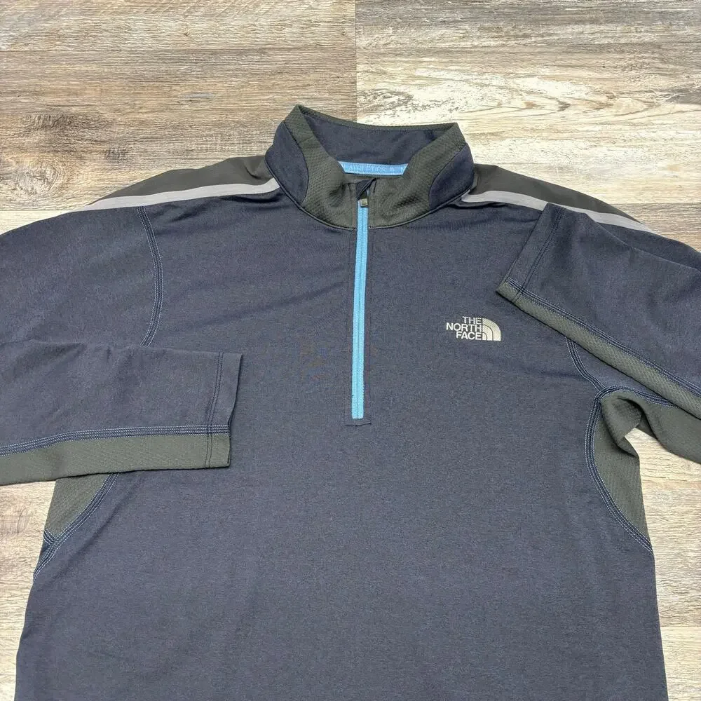 The‎ North Face Flash Dry XD Blue Mens S Mountain Athletics Thermal Pullover Top