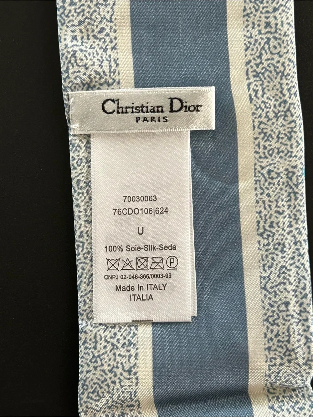 Dior authentic christian