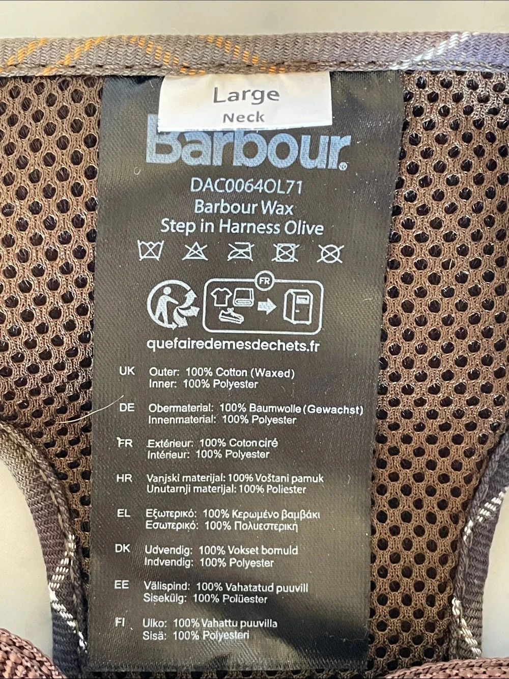 Barbour sturdy harness