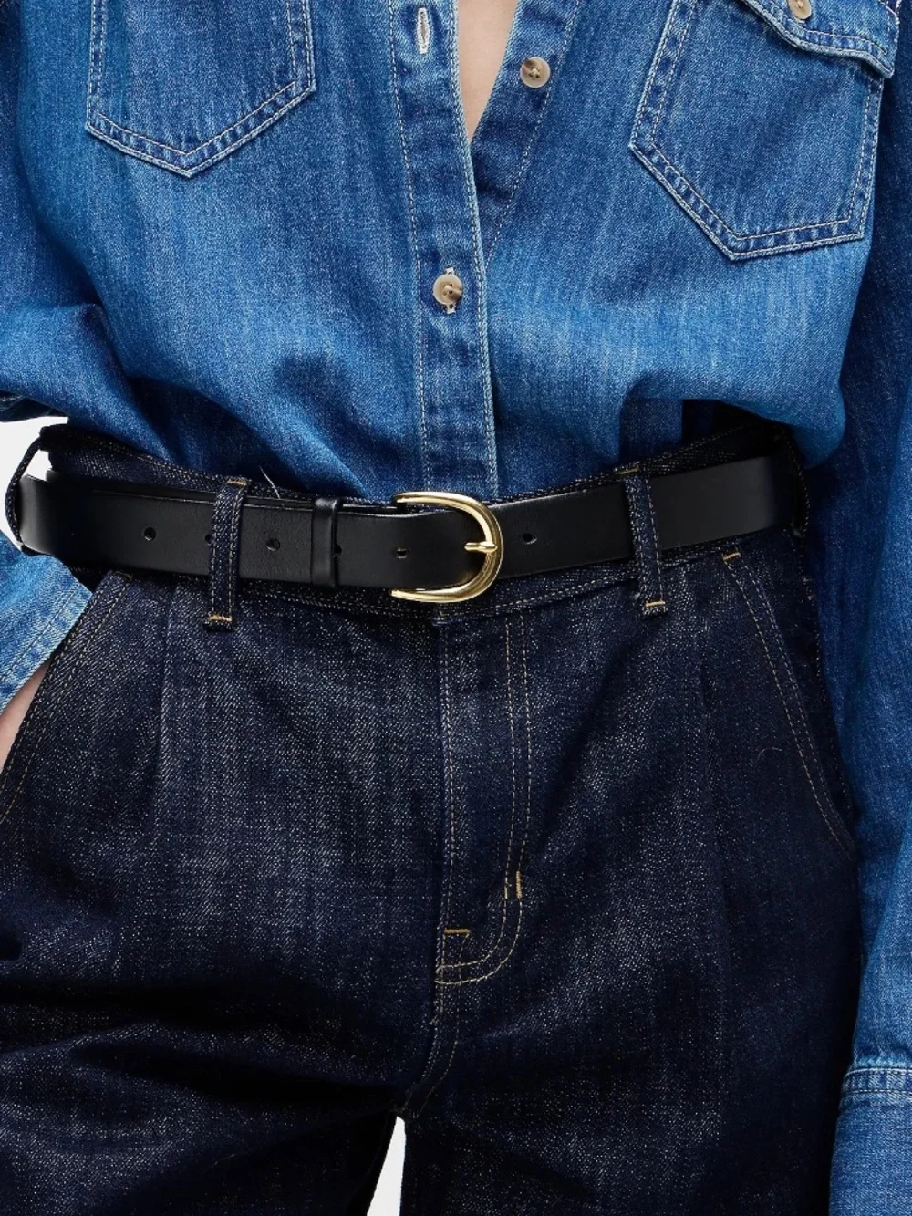 J. Crew Classic Belt in Italian Leather NWT