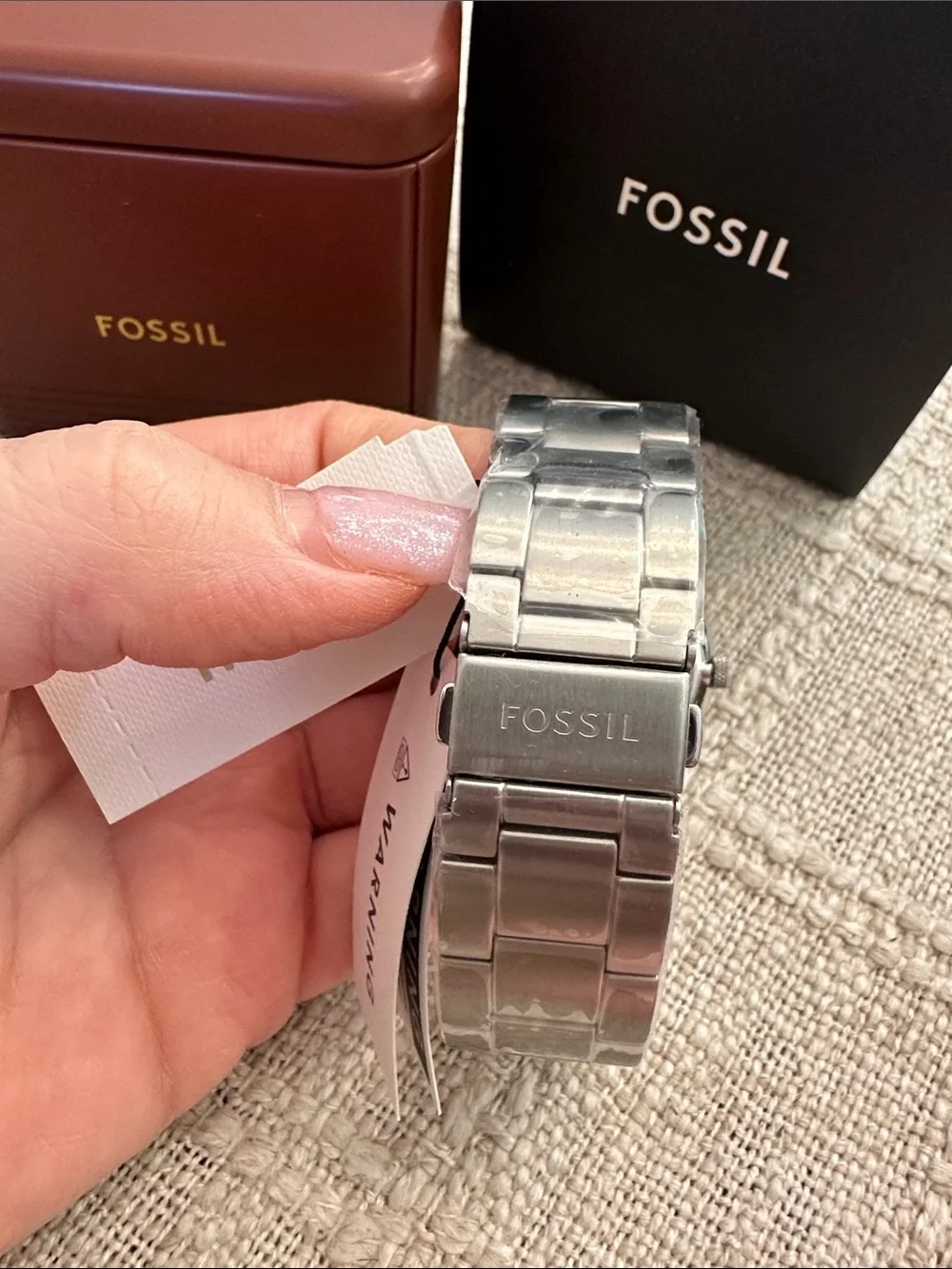 Fossil stainless steel
