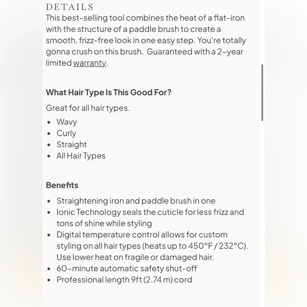 Drybar heated free