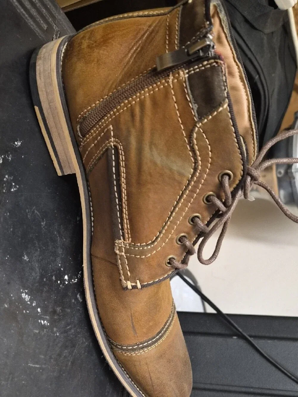 Steve Madden brown leather