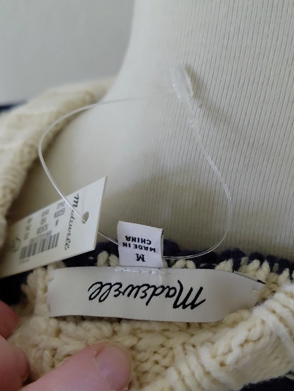 Madewell Cable-knit Oversized Sweater