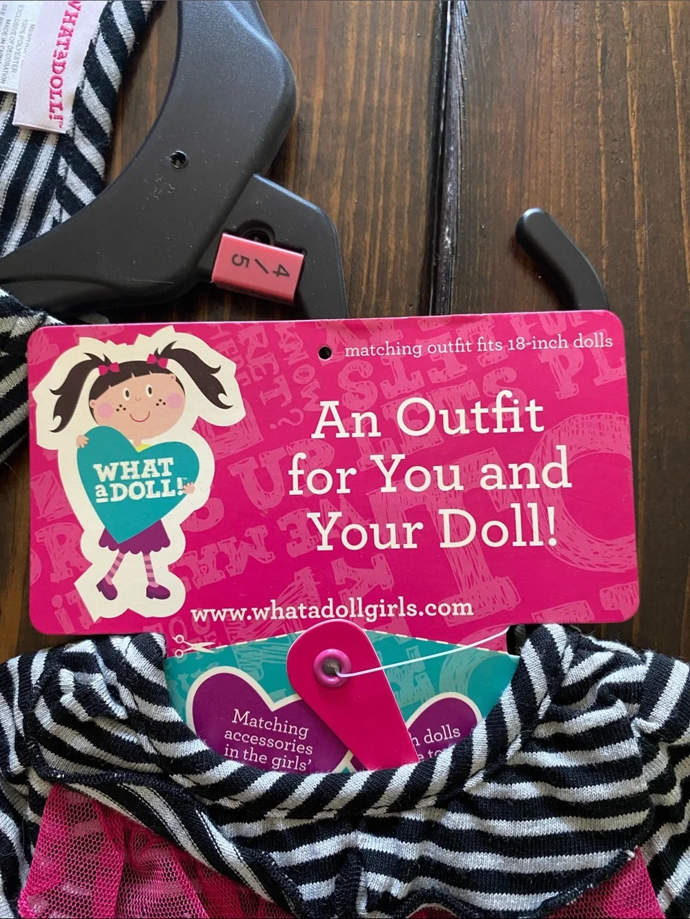 What A Doll ruffle classic black