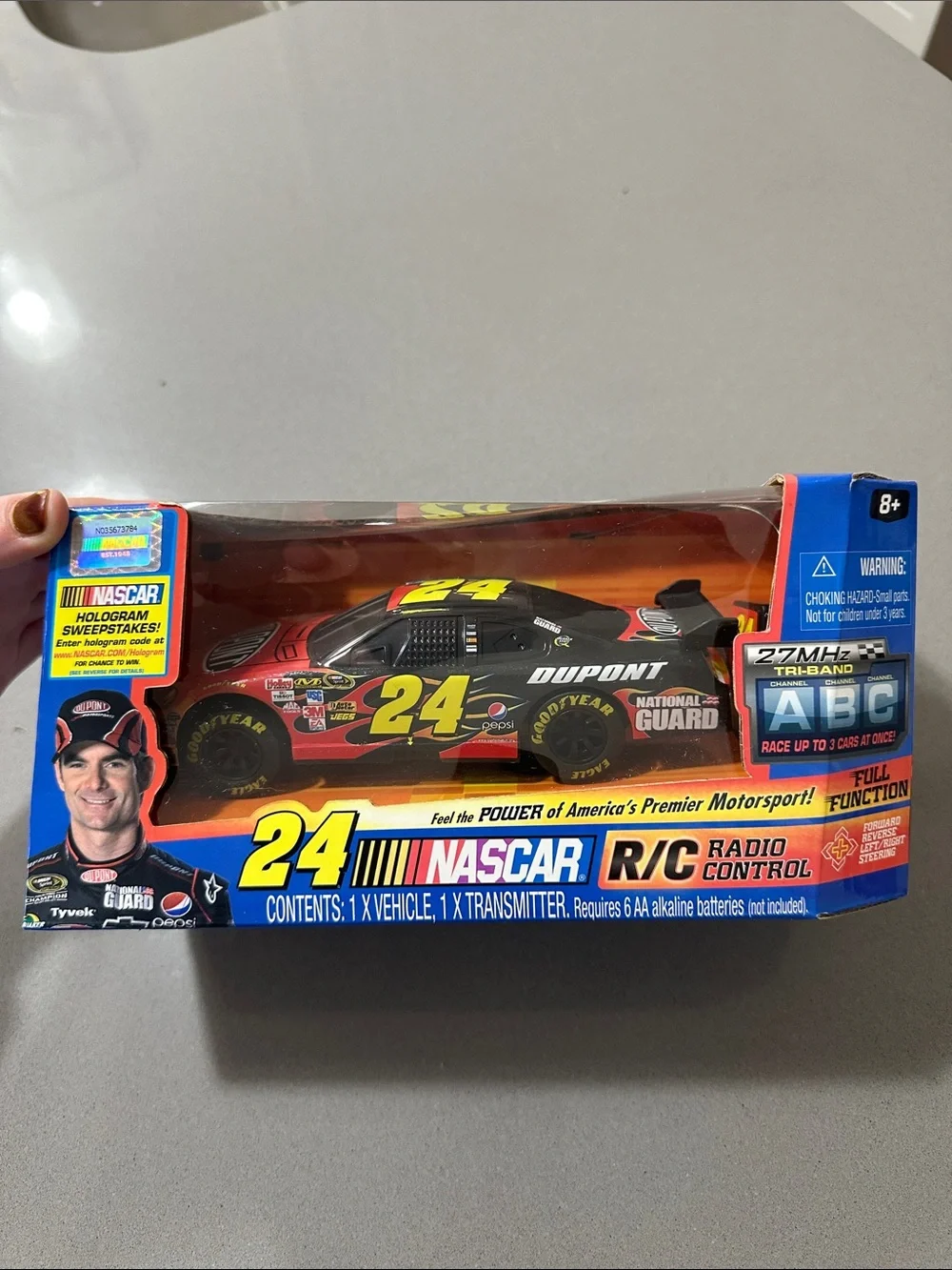 RC Car Jeff Gordon #24 NASCAR Die-Cast Style RC Car - Red and Black