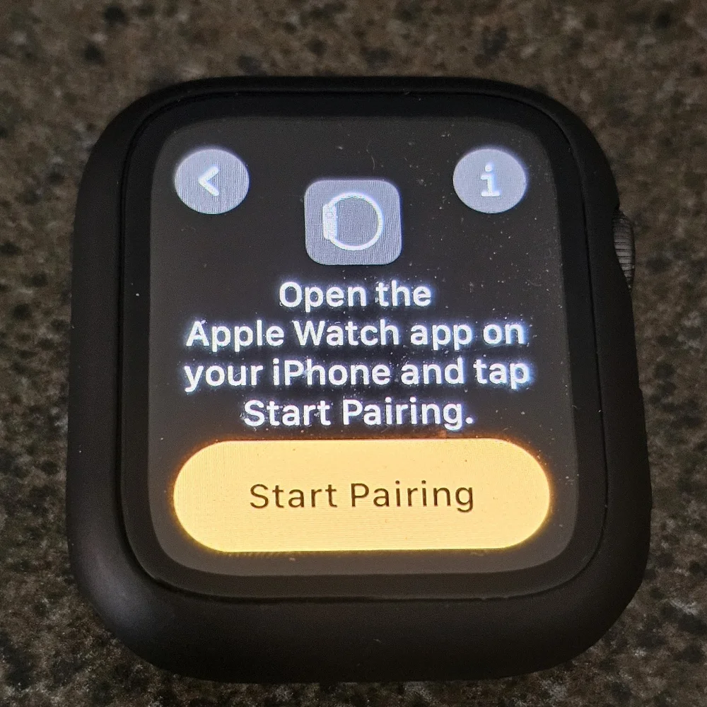 Apple Watch SE 44mm GPS watch black *read description*