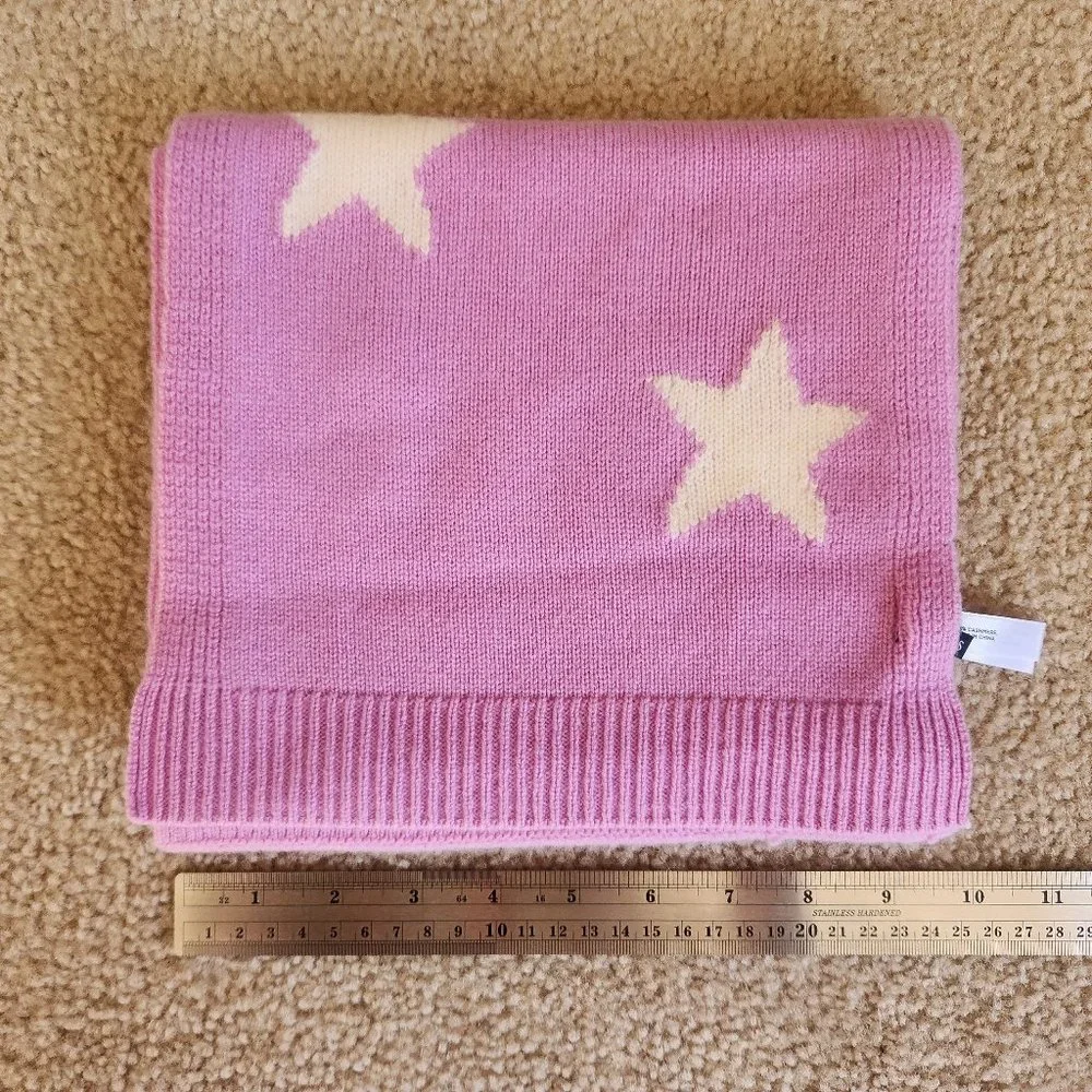 NWOT Talbots Cashmere Lavender Star Scarf