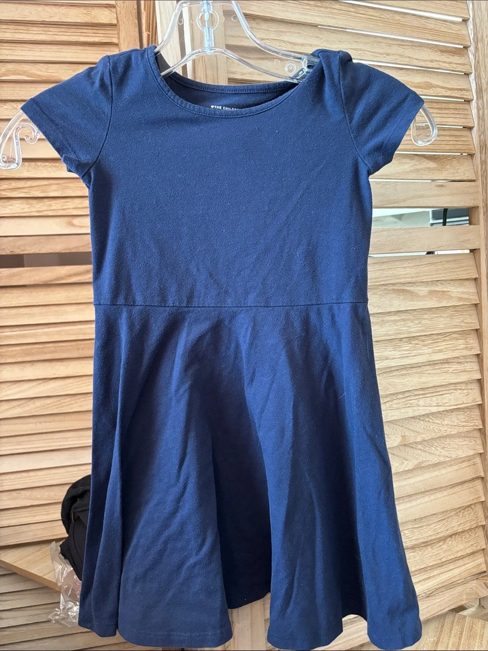 The Children's Place Navy Short-Sleeve Fit & Flare Dress 5T