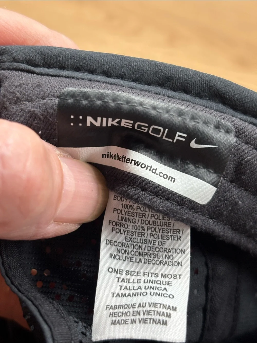 Nikegolf breathable perforated