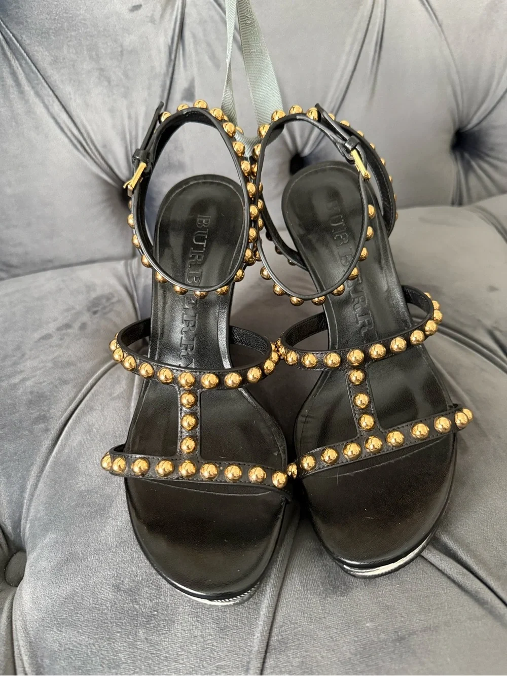 Burberry wedge sandals
