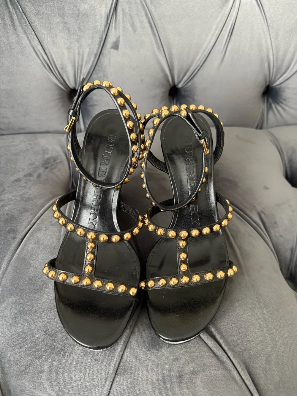 Burberry wedge sandals