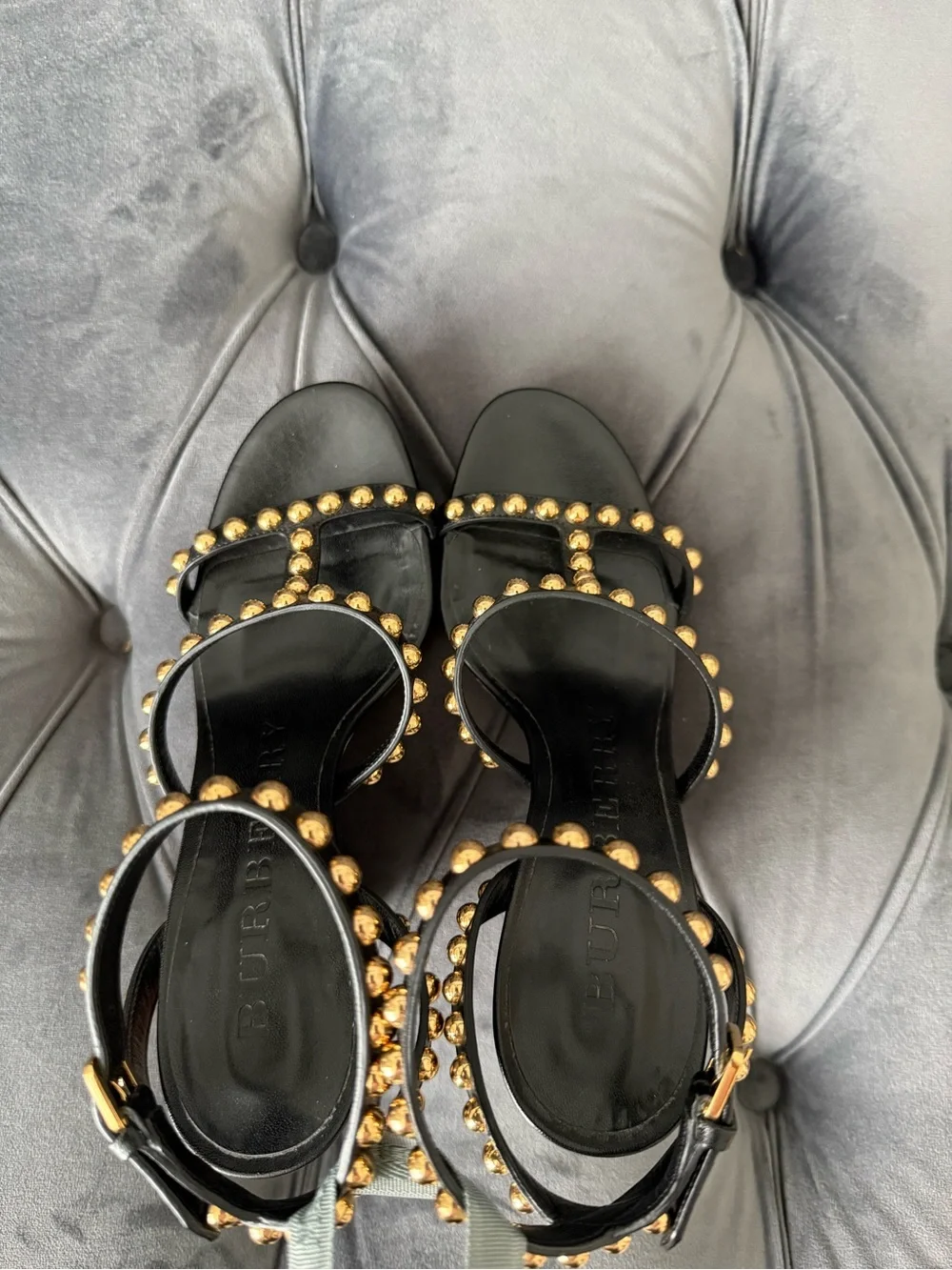 Burberry wedge sandals