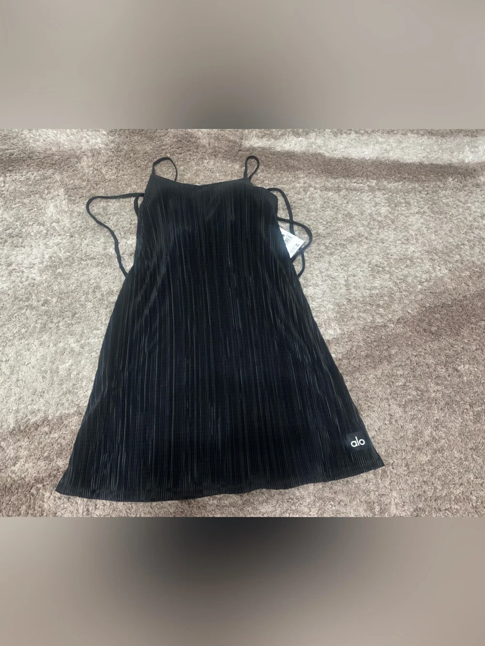 Alo yoga micro plisse game on tennis dress