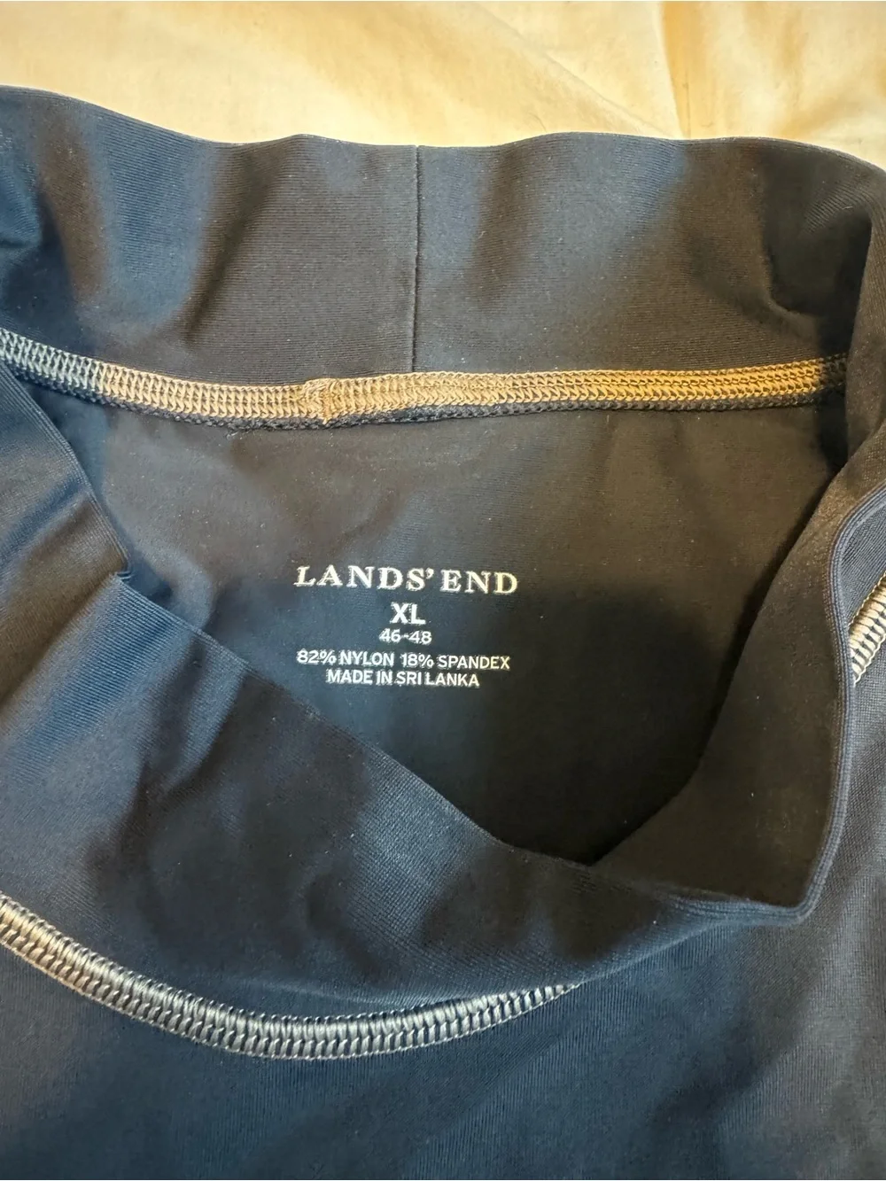 Lands End lightweight navy