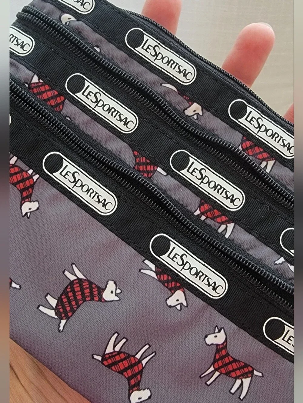 Lesportsac triple zip