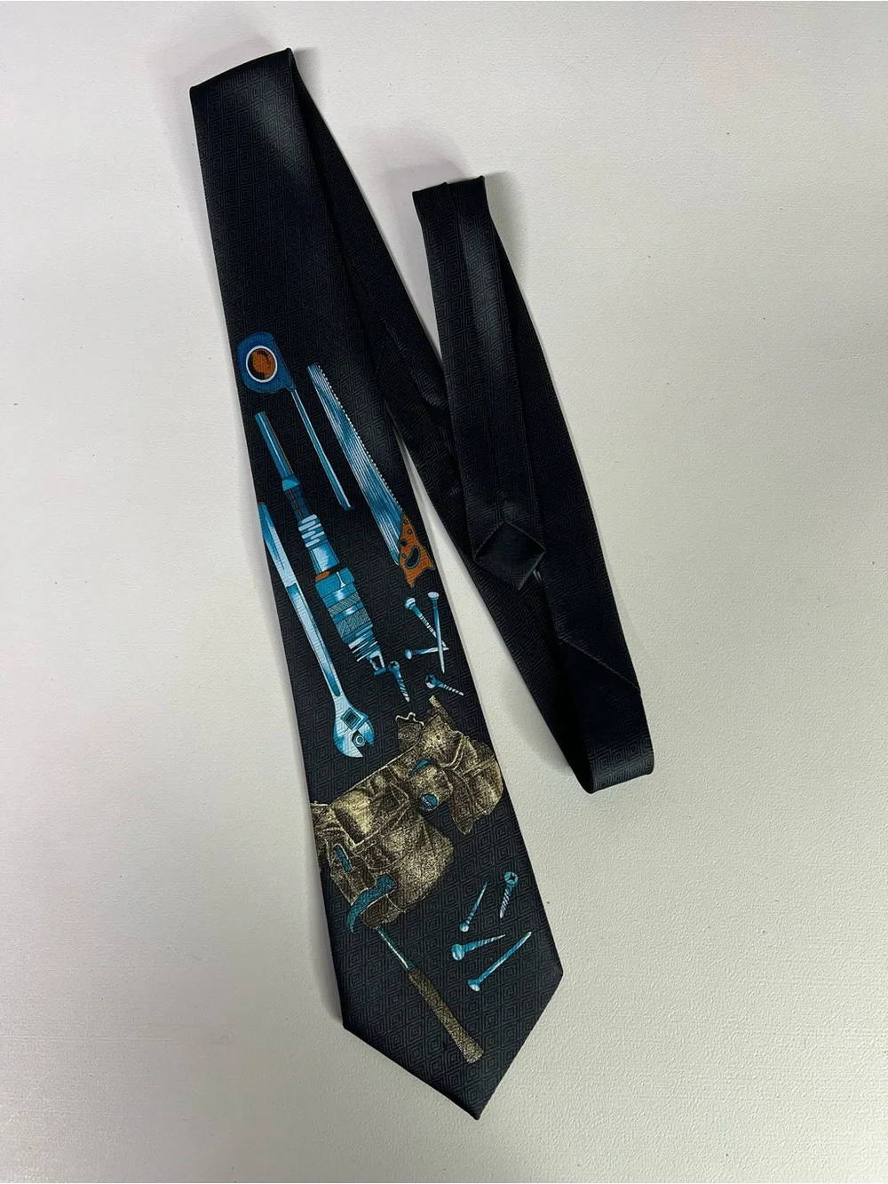 Parquet Tool Themed Novelty Neck Tie