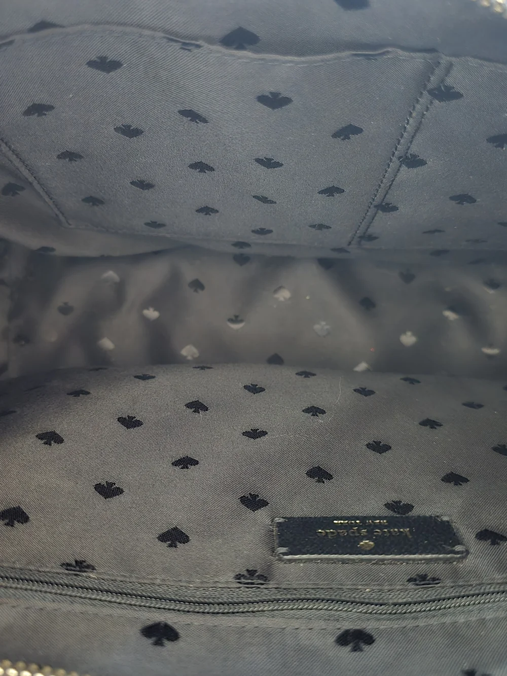 Kate Spade Black Floral Tote Bag