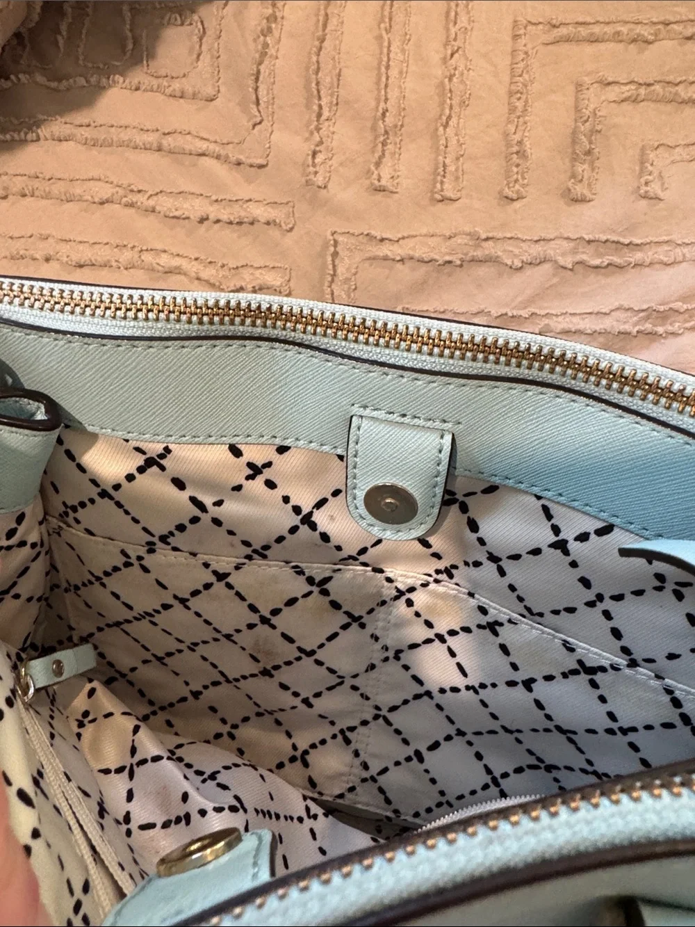 kate spade structured saffiano