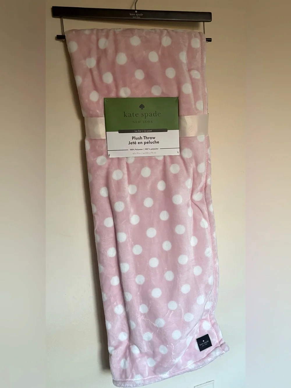 Kate Spade Throw Blanket NWT