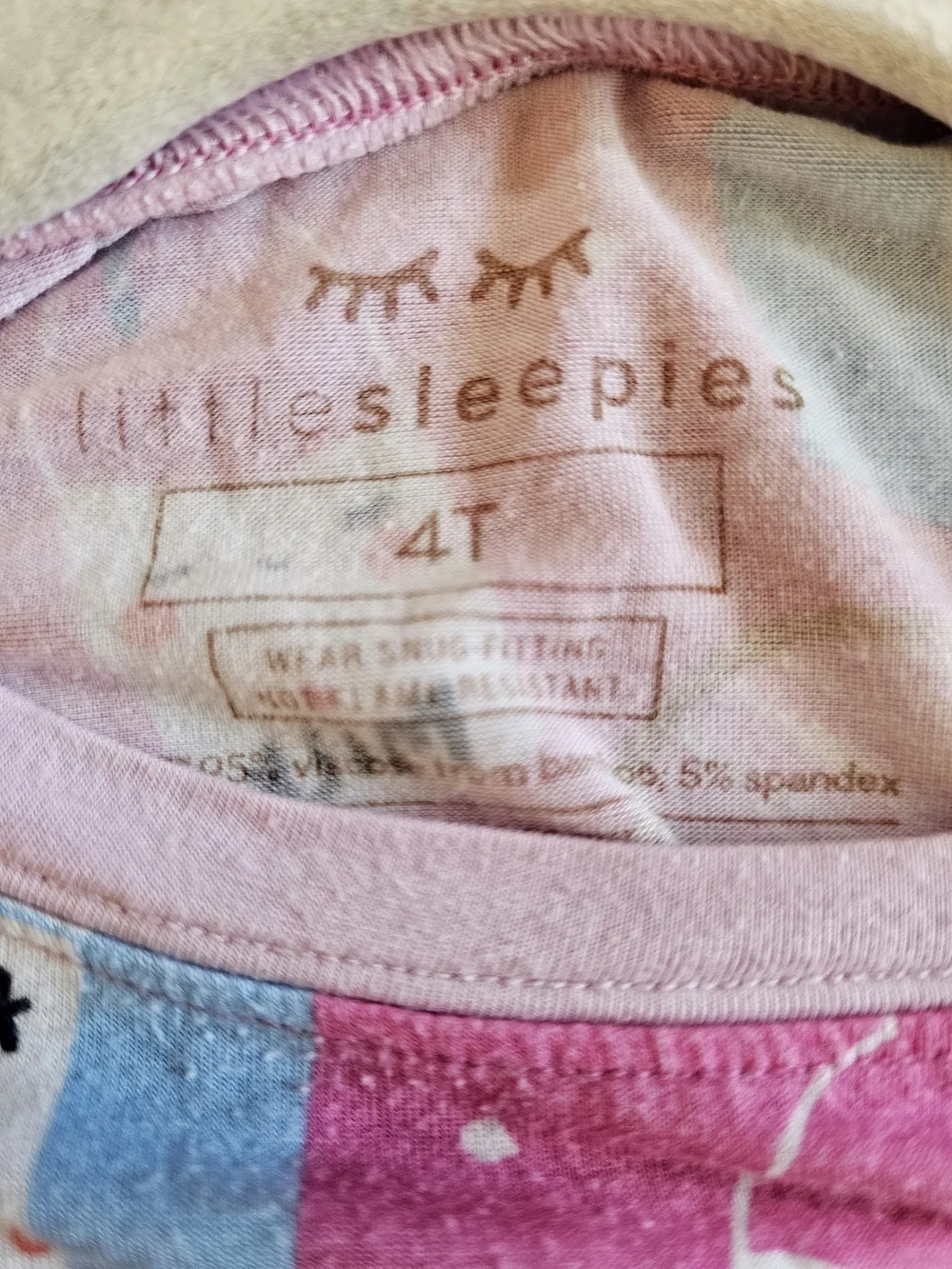 Little Sleepies pink cookies