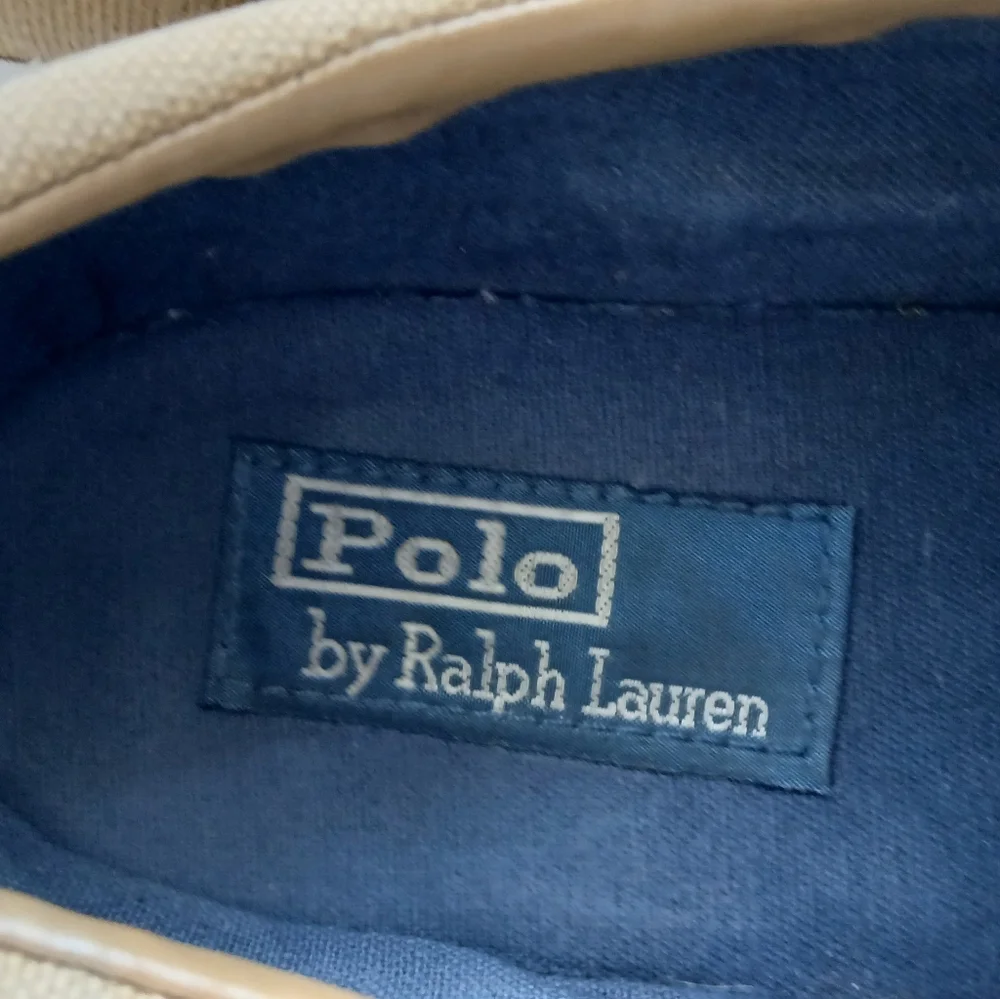 Polo Ralph Lauren Faxon X Low Top Canvas Sneakers Tan Beige Men’s Size 11D