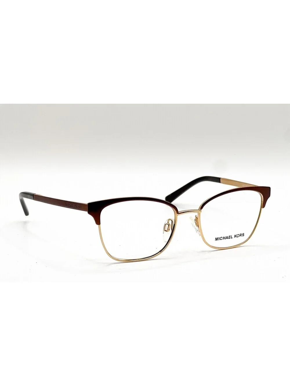 Michael Kors MK 3012 1114 Brown/Gold Cat Eye Authentic Eyeglass Frames 49-17