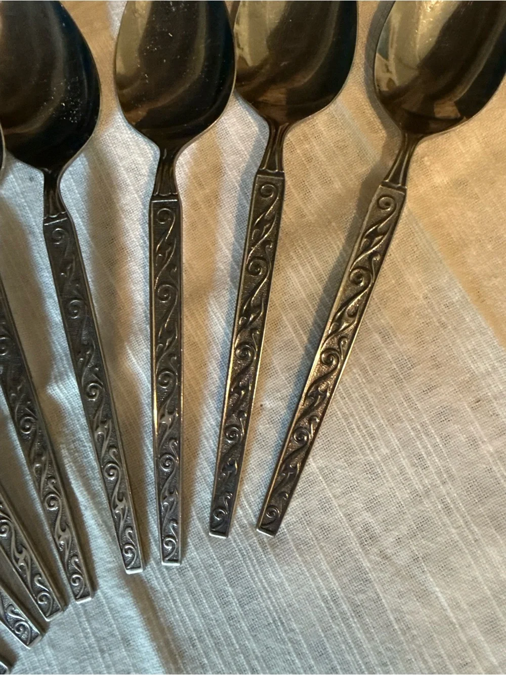 Vintage Oxford Hall Palo Alto Stainless-Steel Tablespoons Set of 10