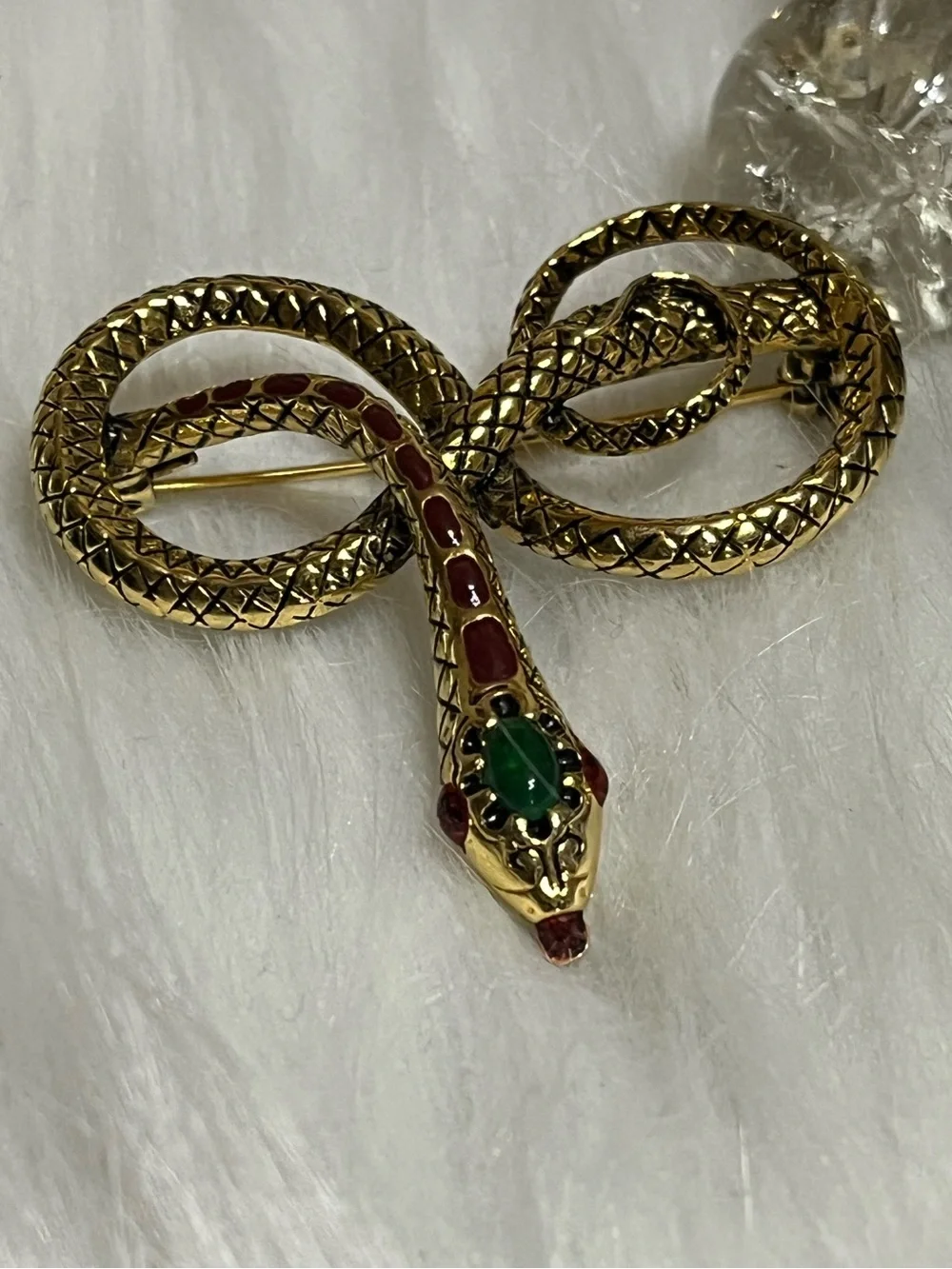 MMA Vintage Snake Brooch