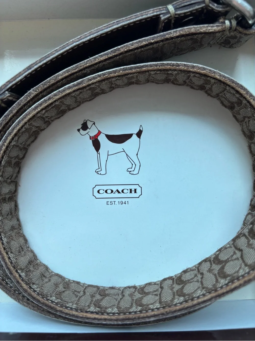 Coach designer leash