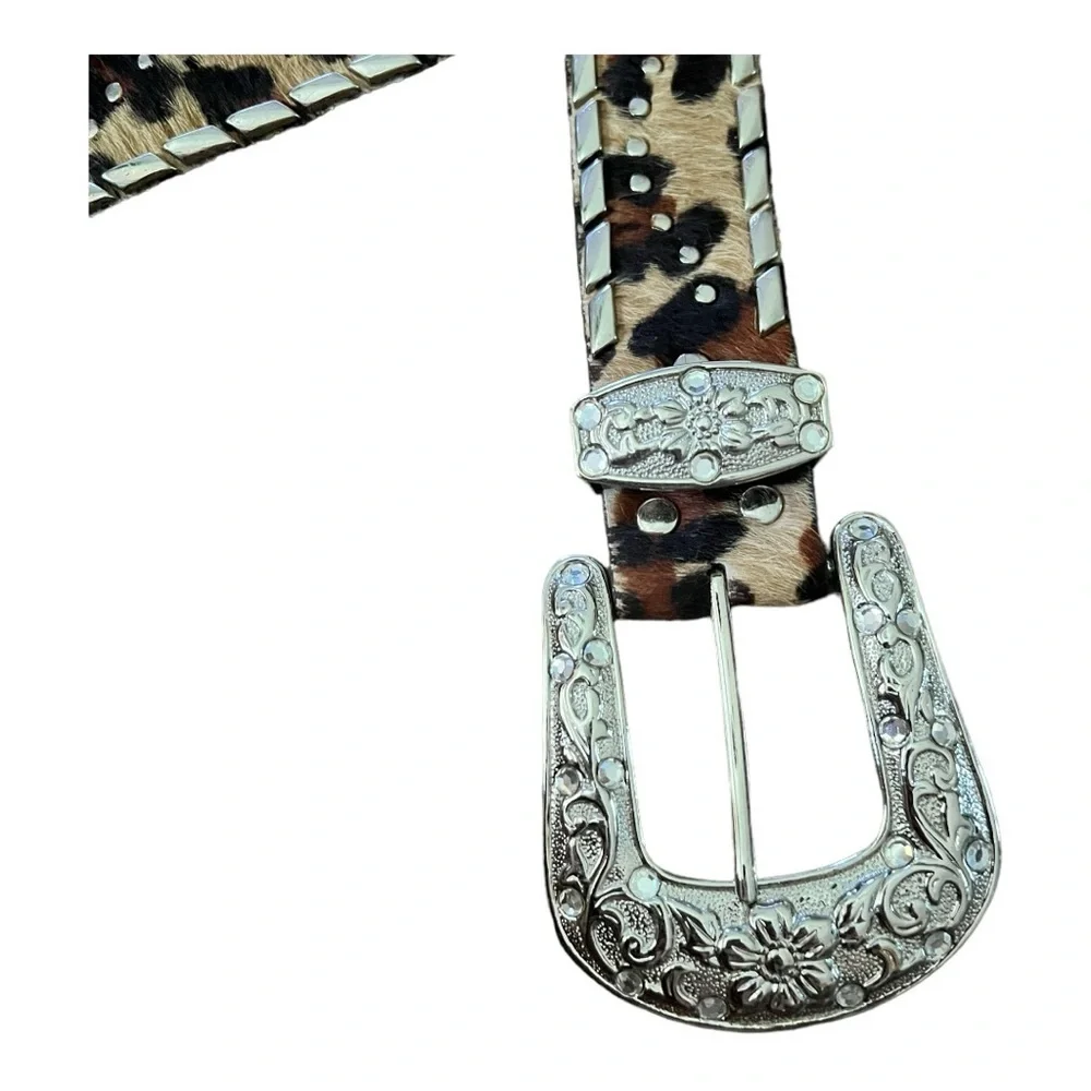 Vintage‎ Animal Print Leather Belt