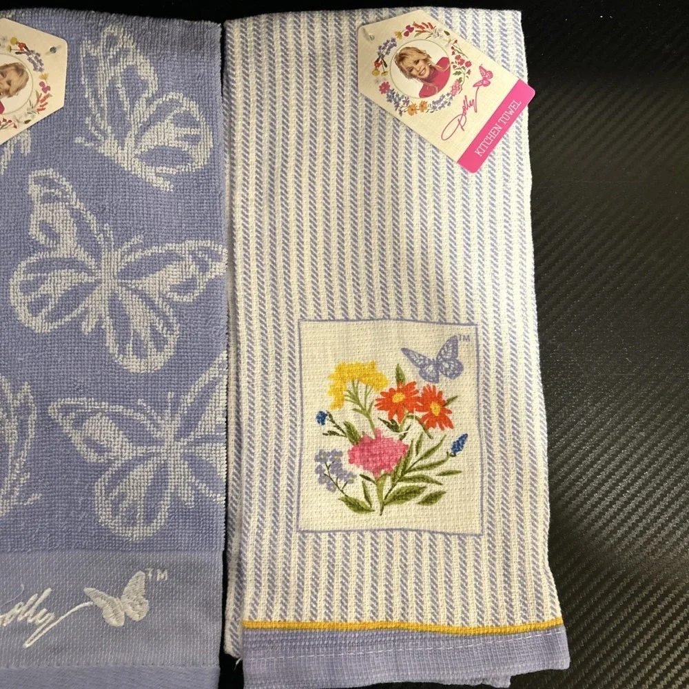 New Dolly‎ Parton Wildflower Spring Collection Kitchen Towels & Dish Clothes