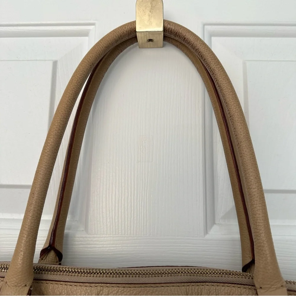 Kate Spade Teegan Berkshire Shoulder Bag Purse Pebble Leather Cafe Tan Beige