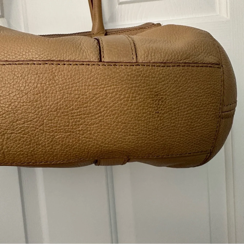 Kate Spade Teegan Berkshire Shoulder Bag Purse Pebble Leather Cafe Tan Beige