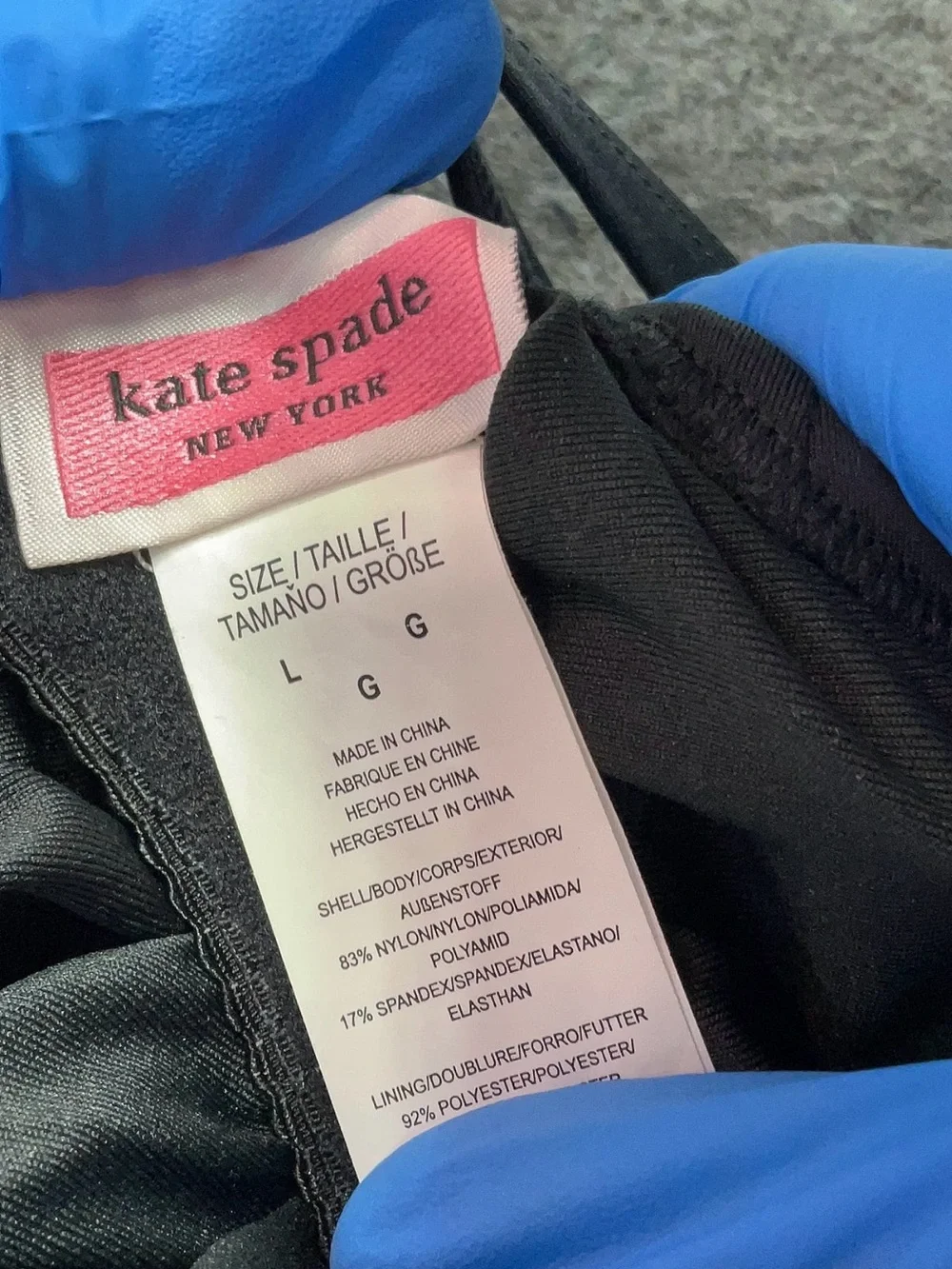kate spade sleek black