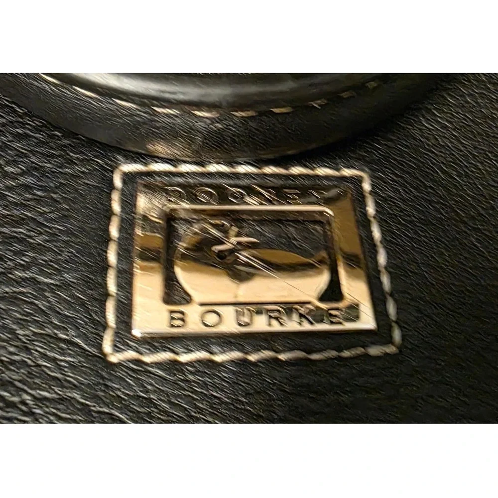 Vintage Purse Dooney & Bourke J4486095 Leather Satchel Women Black