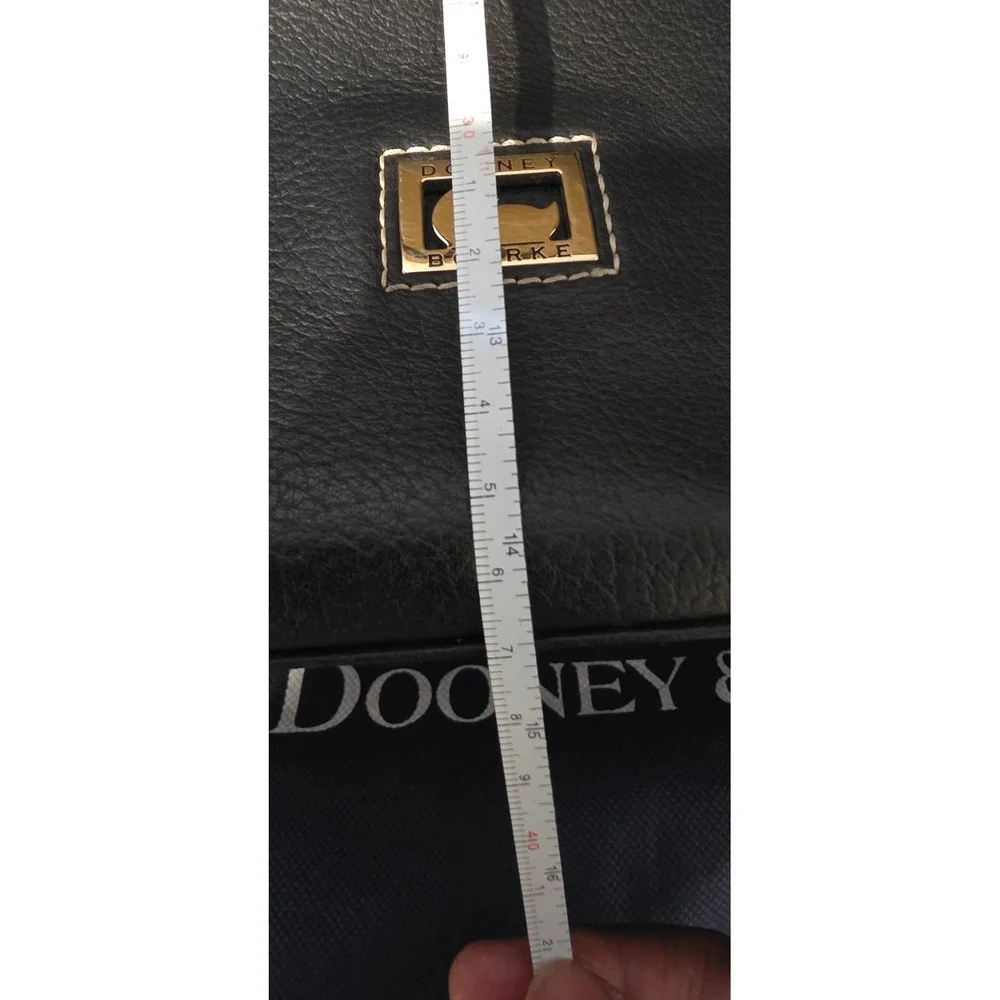 Vintage Purse Dooney & Bourke J4486095 Leather Satchel Women Black