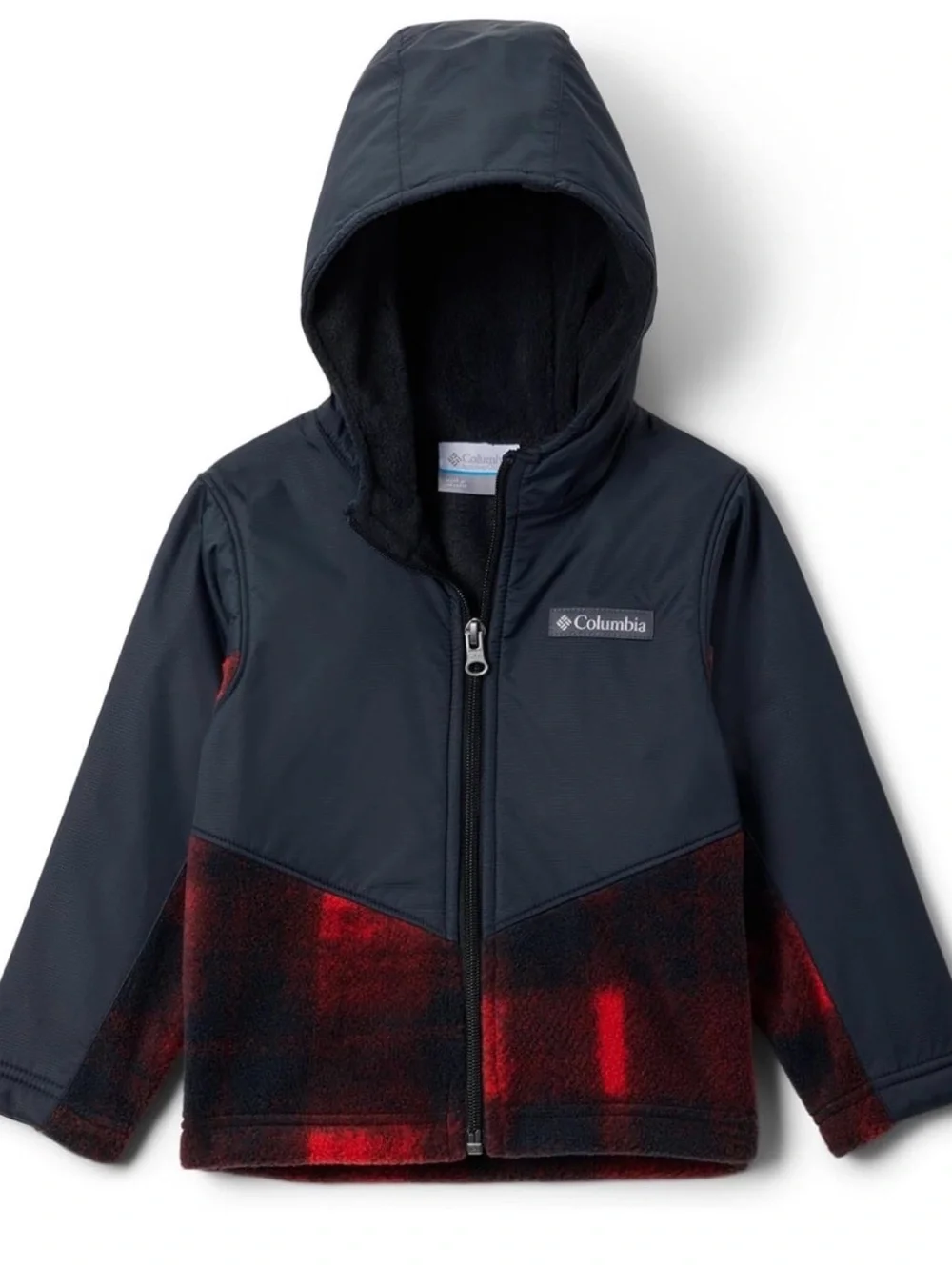 Infant 3-6 Month Columbia Steens Mt II Overlay Hoodie Zip Up Jacket